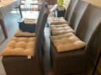 6 chaises de salle à manger, Maison & Meubles, Chaises, Gris, Osier ou Rotin, Landelijk, Enlèvement
