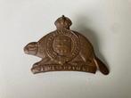 kepie-embleem WW1 - 22 Inf.Bat Canadiens-Francois, Verzamelen, Ophalen of Verzenden, Landmacht, Embleem of Badge