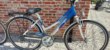 damesfiets meisjes fiets blauw merk jumpertrek beschikbaar voor biedingen