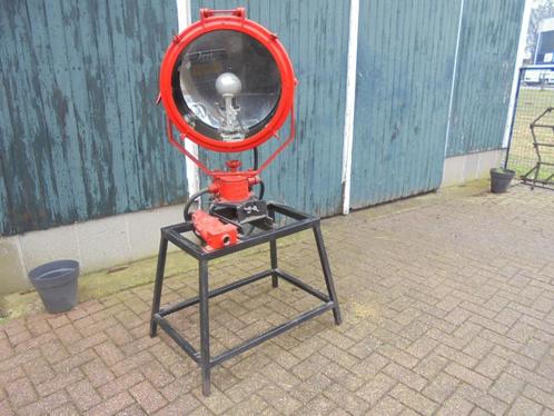 Antieke lamp, schijnwerper, verstraler, zoeklamp, zoek lamp., Antiek en Kunst, Antiek | Verlichting, Ophalen