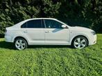 SEAT Toledo 1.2 TSI GPS, airco, alu velgen, garantie 12m., Auto's, Gebruikt, Zwart, 4 cilinders, Wit