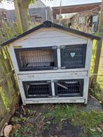 Konijnenhok 'Excellent' incl toiletbak, eten en verzorging, Dieren en Toebehoren, Ophalen, Gebruikt, 90 cm of meer, Konijn