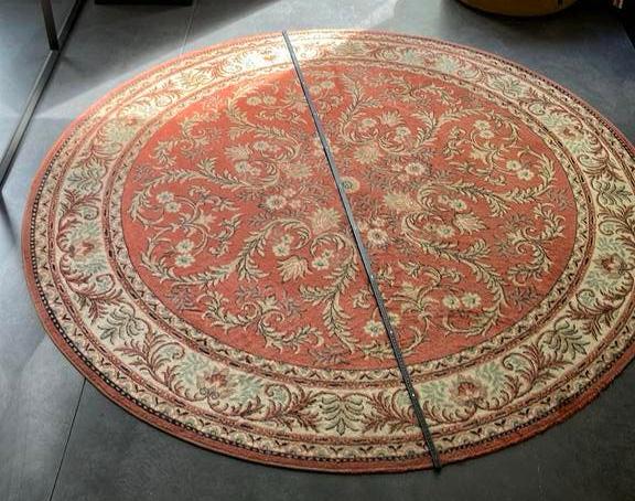 Rond tapijt dia 200cm, Ophalen, Gebruikt, Overige kleuren, Klassiek