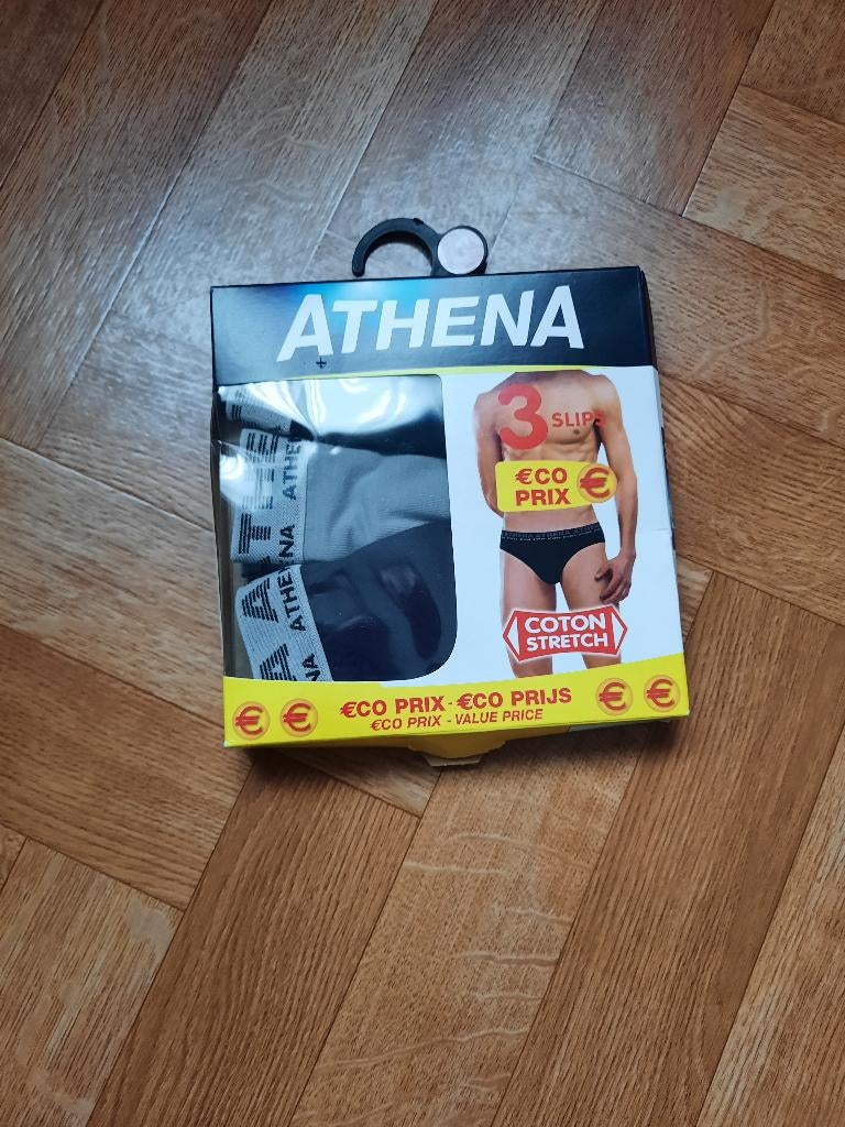 nieuwe herenslips Athena doosje 3 stuks medium, Kleding | Heren, Ondergoed, Ophalen of Verzenden