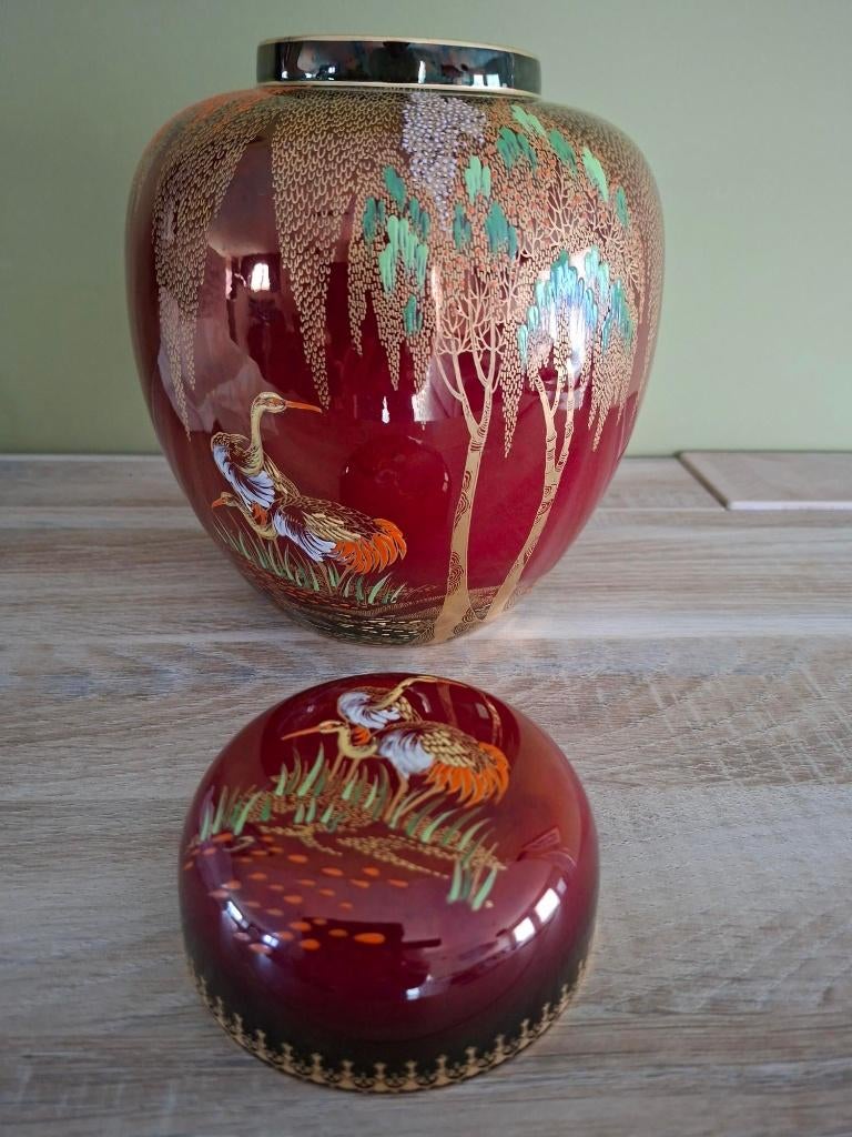 Casserole Carlton Ware England Rouge Royale avec couvercle, Enlèvement ou Envoi