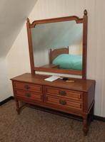 commode met spiegel en 4 lades, Ophalen, Gebruikt