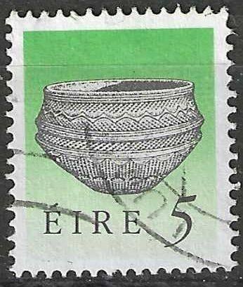 Irlande 1991 - Yvert 744 - Patrimoine et trésors (ST), Envoi, Affranchi