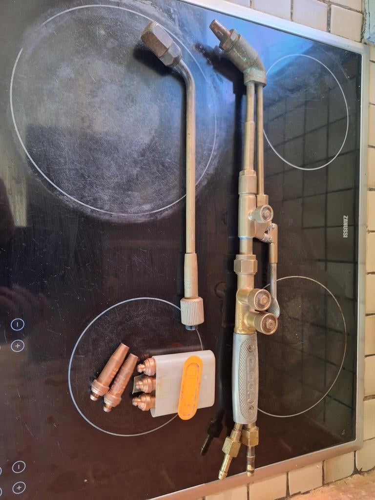 Gloor snijbrander met bijhorigheden als nieuw, Ophalen