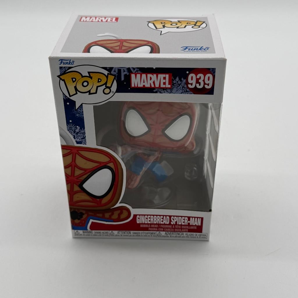 Funko Pop Marvel Gingerbread Spider man, Collections, Jouets miniatures, Enlèvement ou Envoi