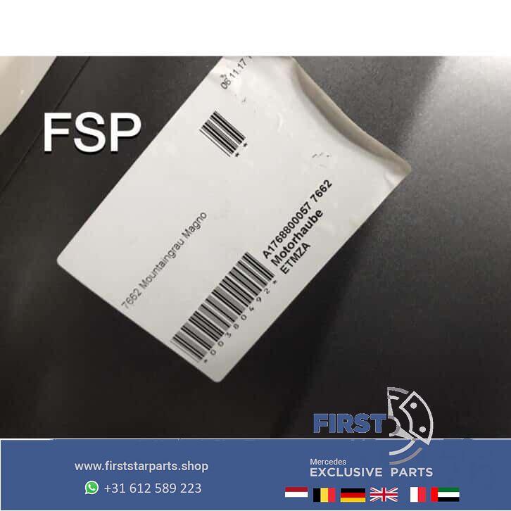 W176 motorkap Mercedes A Klasse 2012-2018 grijs origineel MB, Utilisé, -, Capot moteur, -