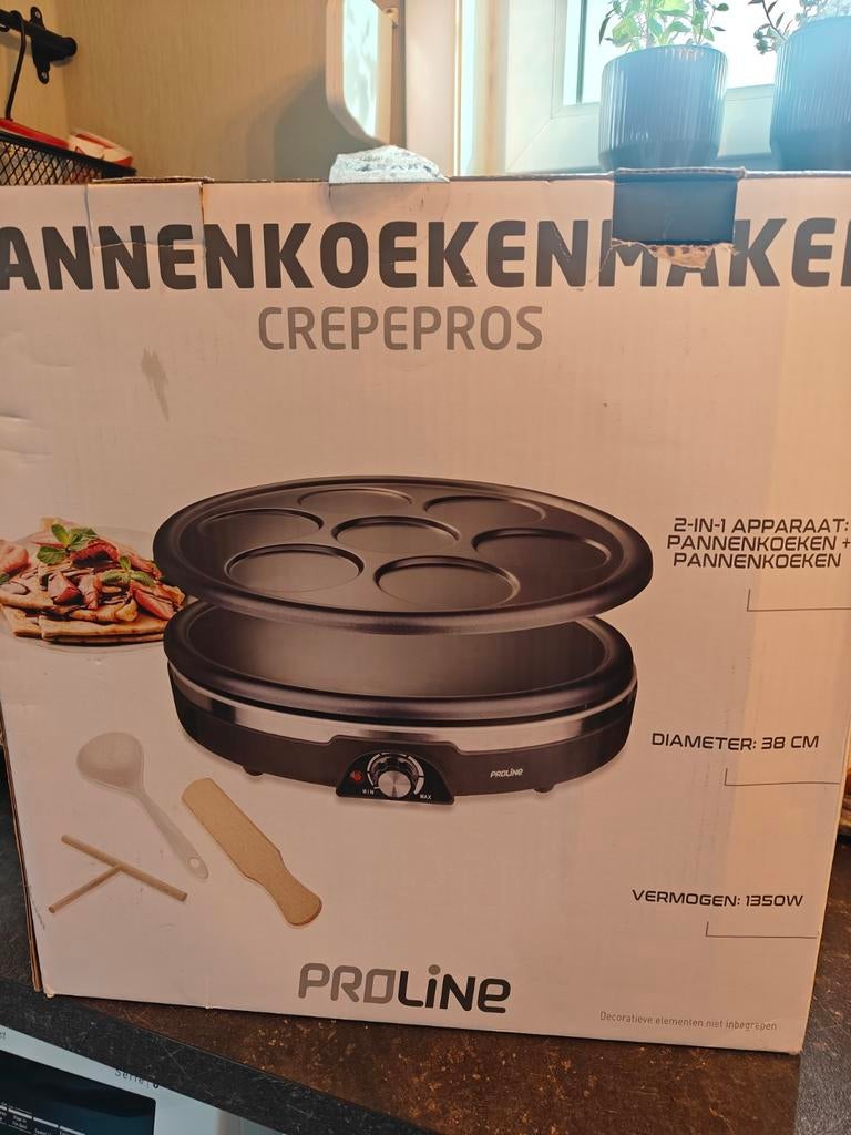 Pannenkoekenmaker van Proline, Ophalen