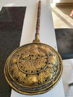 Ancienne Bassinoire chauffe lit en cuivre et bois, Antiquités & Art, Enlèvement