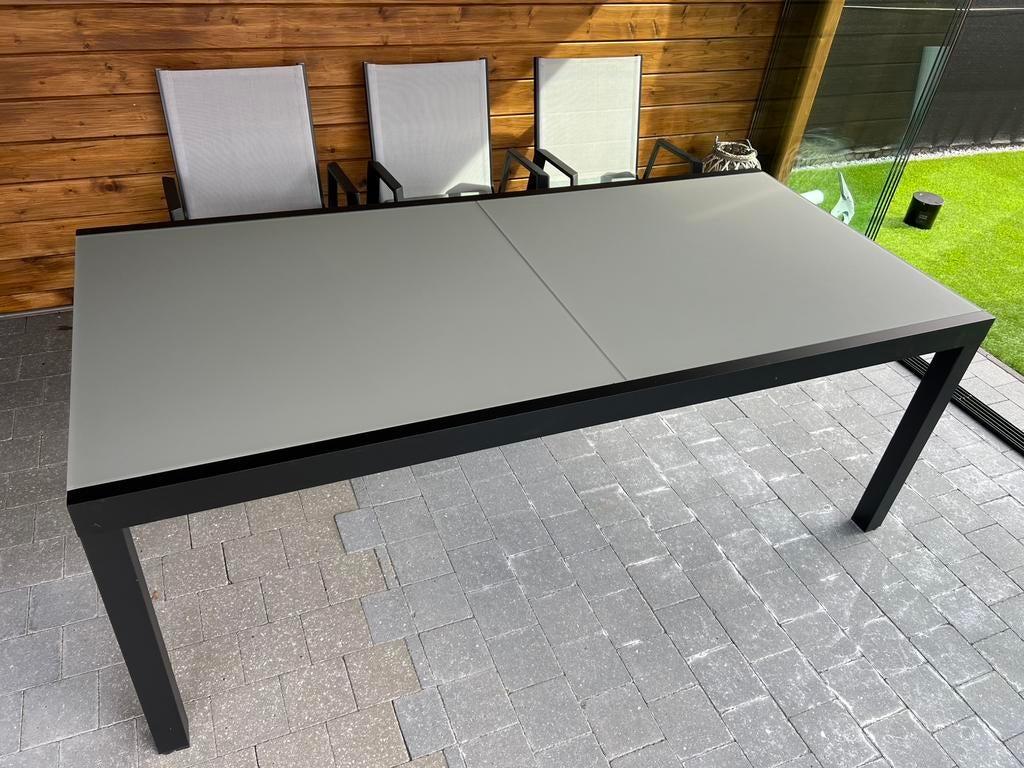 Tuintafel uitschuifbaar, Ophalen, Zo goed als nieuw, Rechthoekig