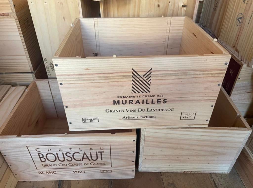 Caisses de vins, Bricolage & Construction, Enlèvement, Comme neuf