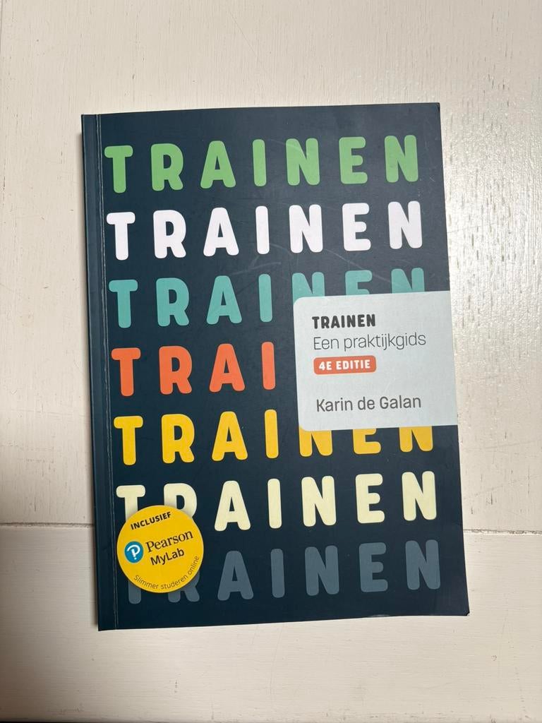 Karin de Galan - Trainen, Livres, Psychologie, Comme neuf, Psychologie sociale, Karin de Galan, Envoi