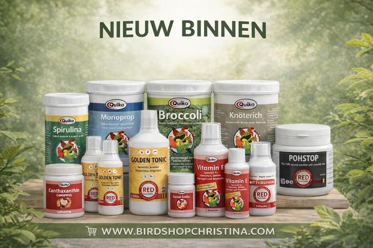 Quiko & Red Animals - De Lijst - Check het Nu, Dieren en Toebehoren, Vogels | Toebehoren, Ophalen