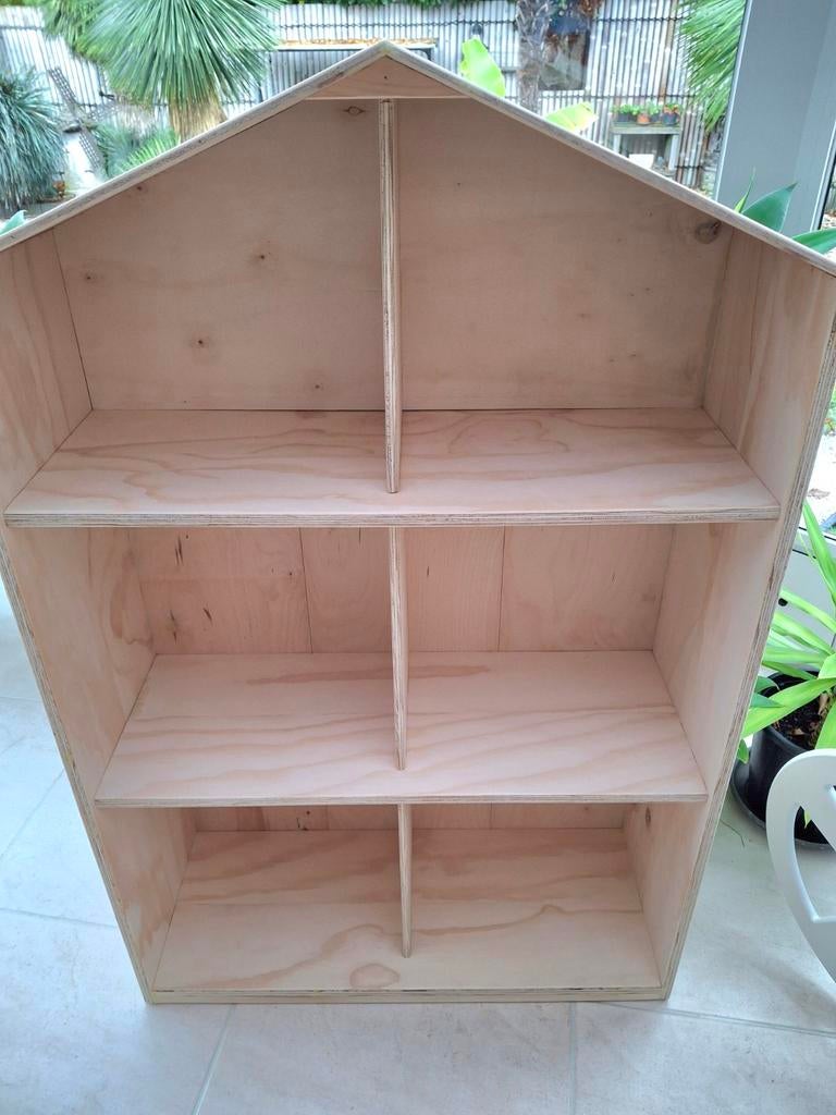 Nieuw,sterk en heel groot houten poppenhuis 90€, Ophalen, Poppenhuis