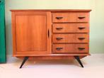 Vintage ladekast, Maison & Meubles, Armoires | Commodes, 3 ou 4 tiroirs, Moins de 100 cm, Vintage, 100 à 150 cm