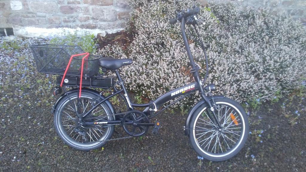 vélo électrique pliant nordic efold 206, Vélos & Vélomoteurs, Vélos | Vélos pliables, Utilisé, Autres marques, 18 à 20 pouces