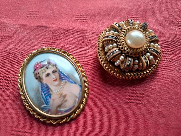 Lot de bijoux vintage, Bijoux, Sacs & Beauté, Bijoux anciens, Autres types, Argent, Doré, Enlèvement ou Envoi