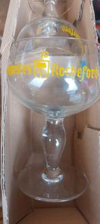 3 verres trappiste rochefort écriture jaune, Collections, Enlèvement ou Envoi