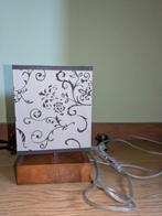 maison - lampe de chevet à abat-jour carré, Enlèvement, Comme neuf