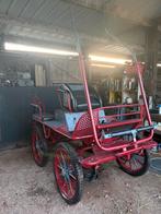 Menwagen enkel en tweespan paard, Comme neuf, Cheval, Fermé(e)