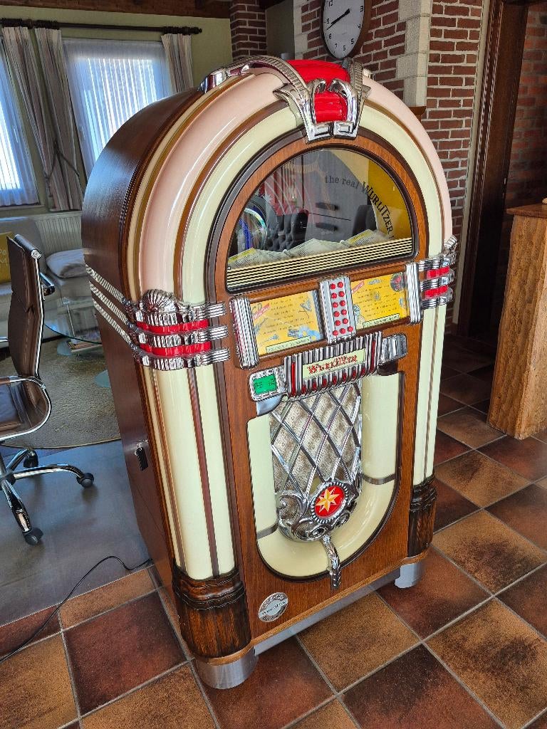 Mooie originele Wurlitzer 1015 OMT te koop, Verzamelen, Automaten | Jukeboxen, Wurlitzer, 1970 tot heden, Met singles, Ophalen