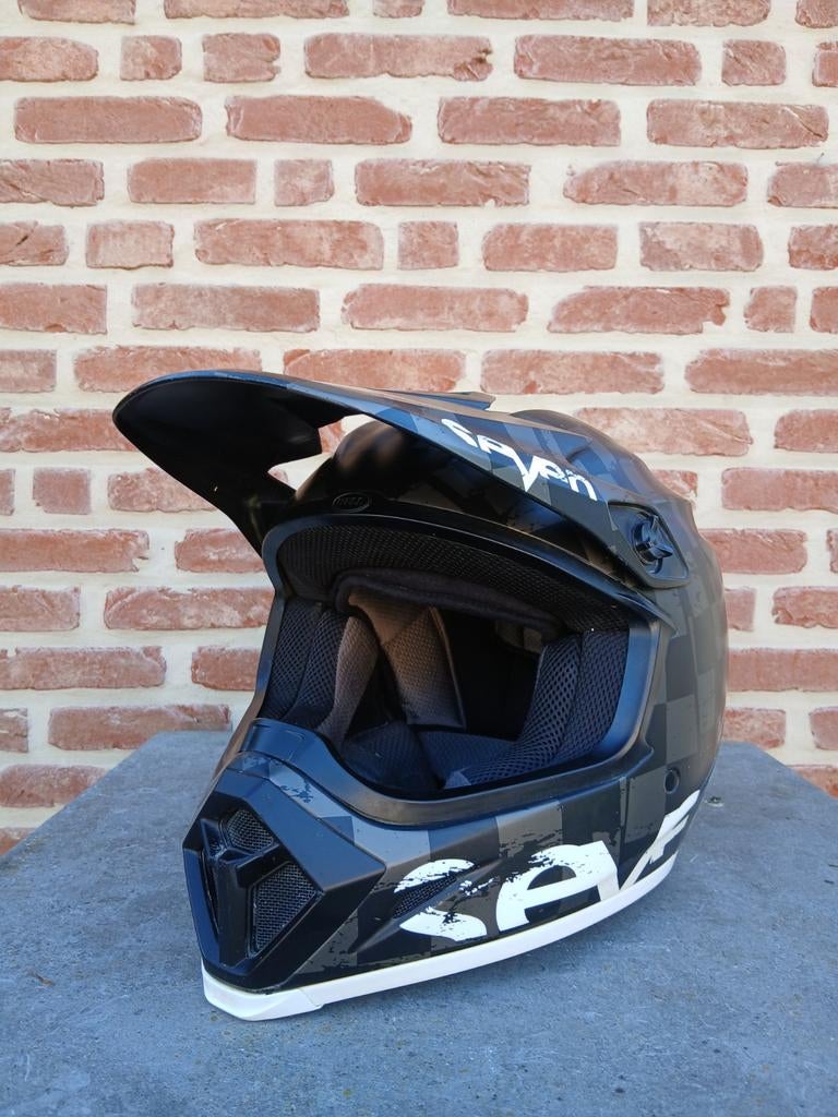 Cross/Enduro Helm met Crossbril Scott, Motos, Enlèvement