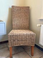 6 rotan stoelen, Ophalen, Bruin, Riet of Rotan, Zo goed als nieuw