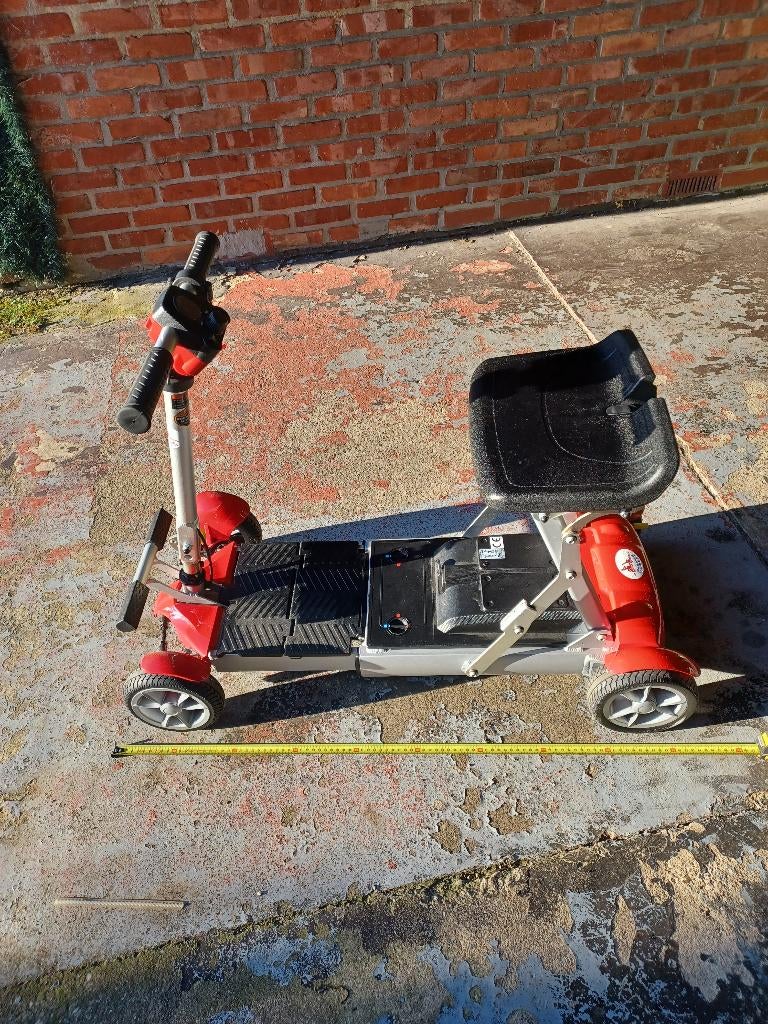 Inklapbare reisscootmobiel, Divers, Chaises roulantes, Comme neuf, Fauteuil roulant électrique, Pliant, Enlèvement