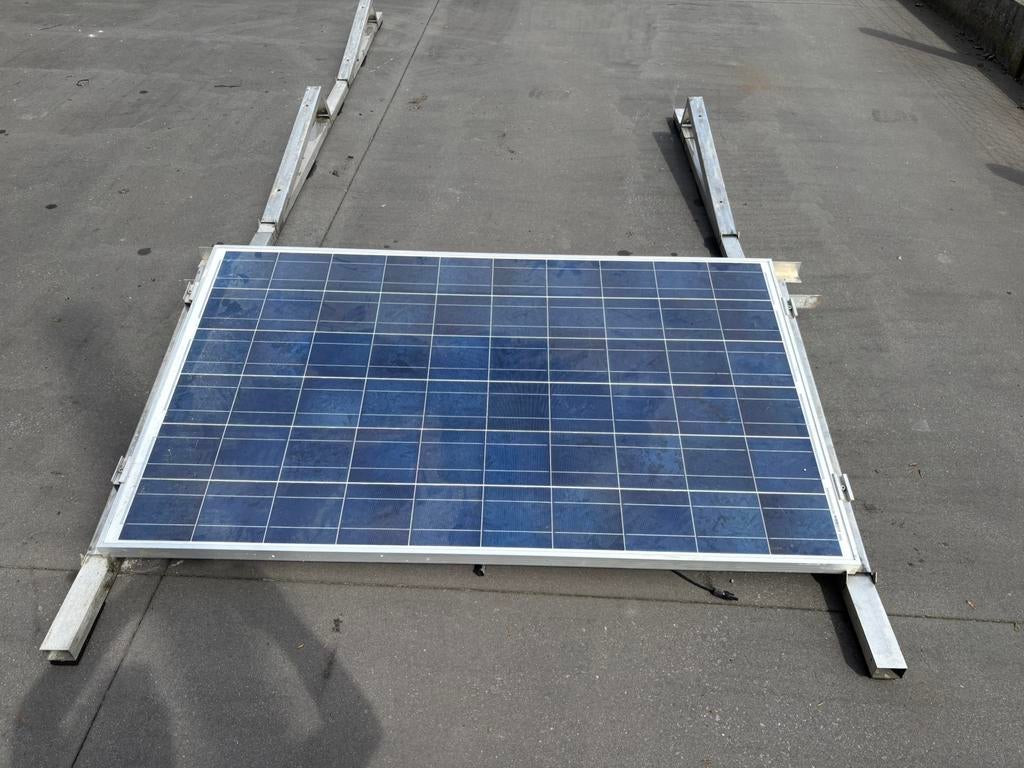 Plat dak constructie zonnepanelen, Ophalen, Gebruikt, Overige typen