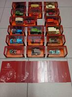 18 Kuifje auto's uit de tweede rode serie Hergé - Moulinsart, Verzamelen, Ophalen of Verzenden, Kuifje, Gebruikt, Overige typen