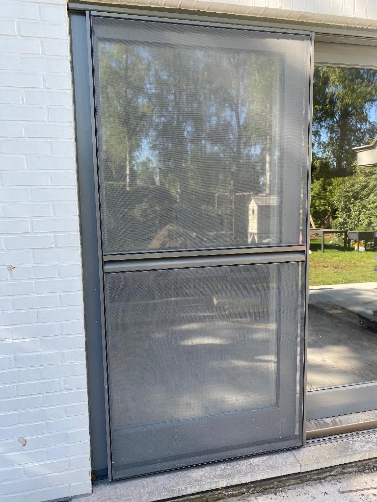 Vliegenraam 102 cm x 208 cm, Bricolage & Construction, Fenêtres & Moustiquaires, Porte moustiquaire, Comme neuf, Synthétique, Enlèvement
