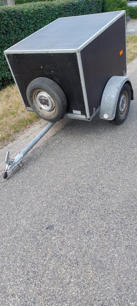 Aanhanger bagagewagen gesloten kar wagen bagage vakantie, Auto diversen, Aanhangers en Bagagewagens, Gebruikt, Ophalen