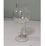 Vintage glazen glas vaas – 25 cm – unieke vormen bloemenvaas, Ophalen of Verzenden