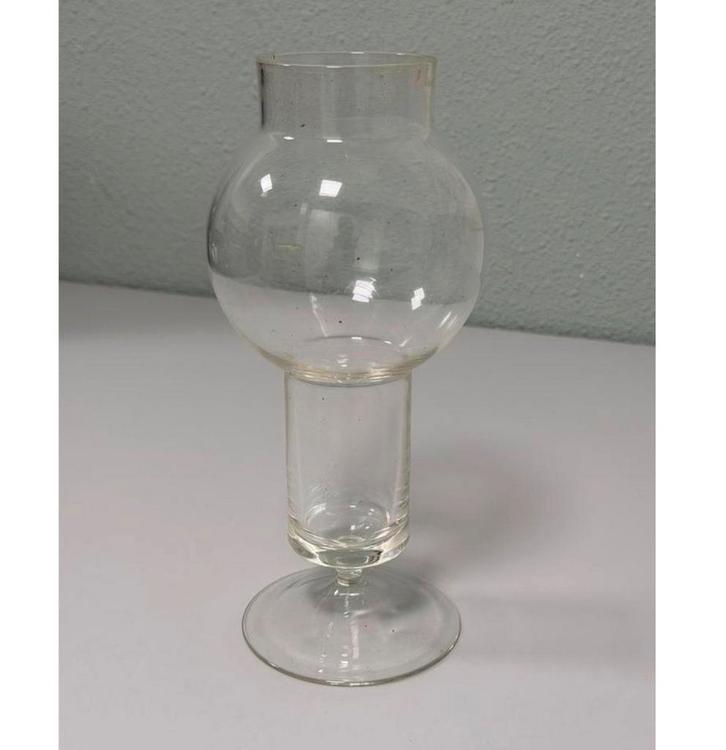 Vintage glazen glas vaas – 25 cm – unieke vormen bloemenvaas, Antiek en Kunst, Antiek | Vazen, Ophalen of Verzenden