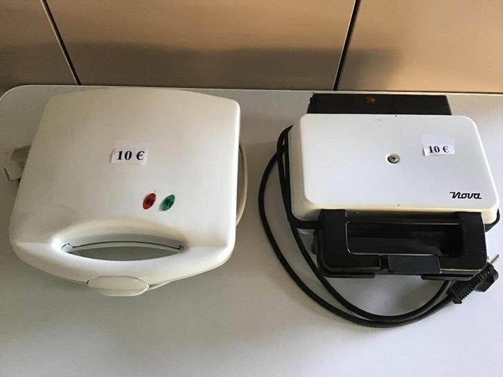 3 croque machines aan slechts 10 euro per stuk, Elektronische apparatuur, Wafelijzers, Zo goed als nieuw, Ophalen of Verzenden