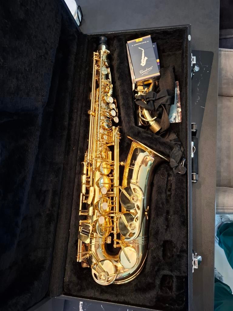 Jupiter Alto saxofoon als nieuw, Muziek en Instrumenten, Blaasinstrumenten | Saxofoons, Alt, Ophalen