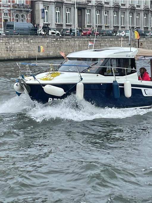 Merry Fisher 695 Full opties RIBA-trailer: uitstekende staat, Watersport en Boten, Motorboten en Motorjachten, Zo goed als nieuw