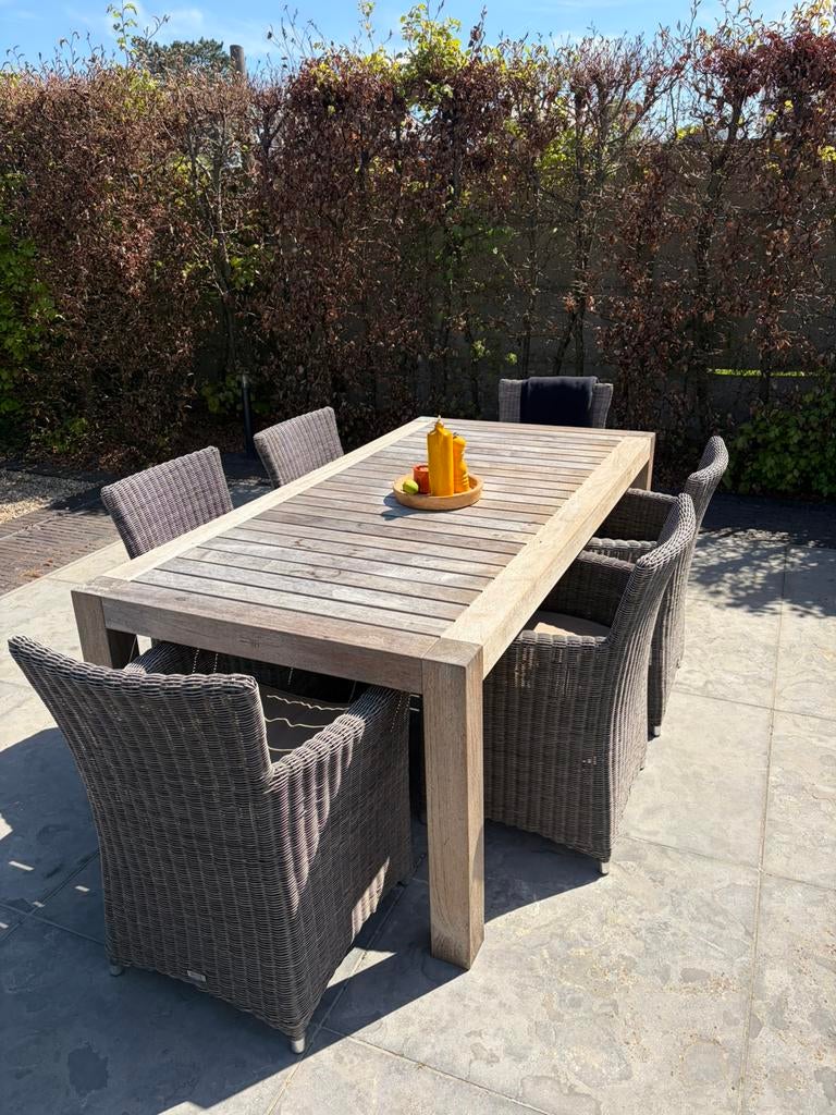 Tuintafel en stoelen, Enlèvement, Comme neuf