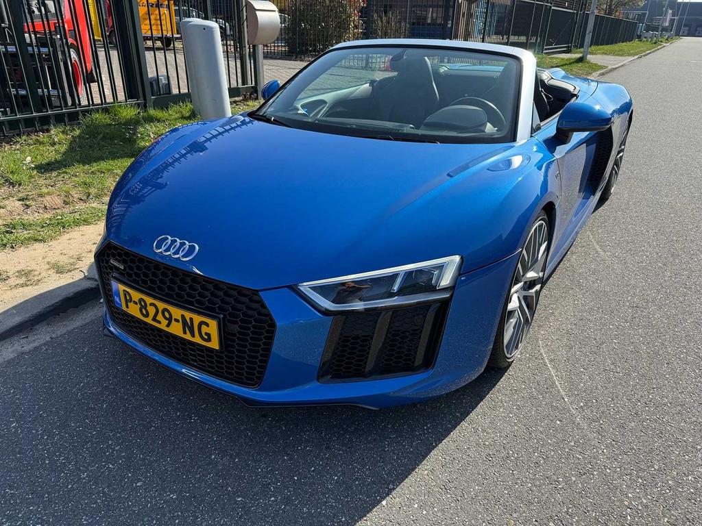 Audi R8 Spyder 5.2 FSI V10 Quattro, Auto's, Audi, Bedrijf, R8, Open dak, Benzine, Cabriolet, Automaat, Gebruikt