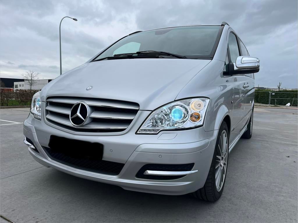 MERCEDES VIANO 3.0 CDI V6 EDITION 125, Auto's, Automaat, Zwart, Lichtsensor, Leder