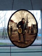 Vitrail antique, beau porte-fenêtre, vitrail, Enlèvement ou Envoi