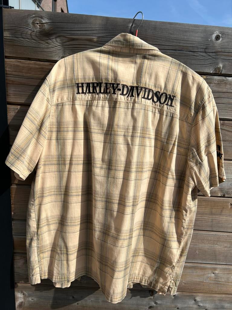 Hemd Harley Davidson -L- Heren, Ophalen, Gedragen