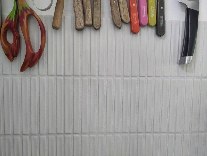 Carrelage WOW Sweet Bars blanc mat (52 ps), Bricolage & Construction, Dalles & Carrelages, Neuf, Carrelage mural, Céramique, 20 à 40 cm