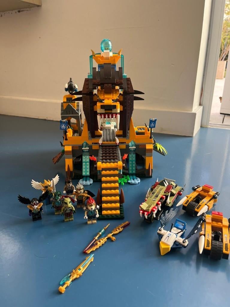 LEGO Chima 70010 - Leeuwen Chi tempel (Lion Chi Temple), Gebruikt, Overige thema's, Lego, Ophalen of Verzenden