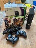 Xbox 360 kinect, Ophalen, Gebruikt, 4 GB, Met 2 controllers
