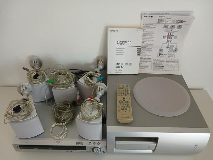 CD- en dvd-speler + 6 LS - SONY DAV-S400 compact AV-systeem, Audio, Tv en Foto, Fotocamera's Digitaal, Gebruikt, Compact, Sony