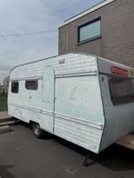 Grote gestripte/lege caravan., Bedrijf